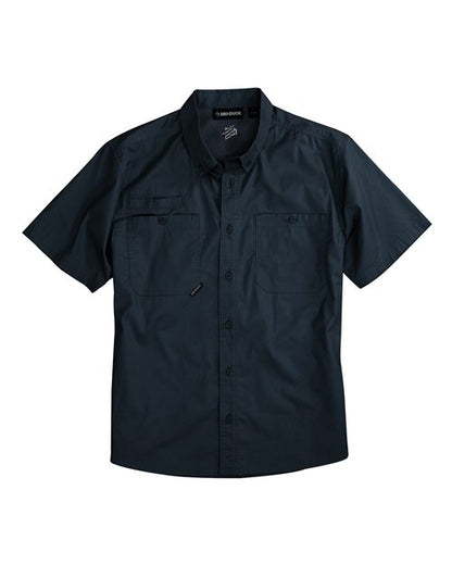 DRI DUCK Men's Craftsman Woven Short Sleeve Shirt - 4451 - EMBROIDERED