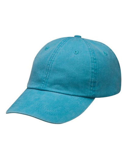 Adams Headwear Optimum Pigment-Dyed Dad Hat - LP101 - EMBROIDERED
