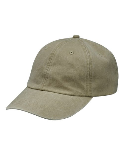 Adams Headwear Optimum Pigment-Dyed Dad Hat - LP101 - EMBROIDERED