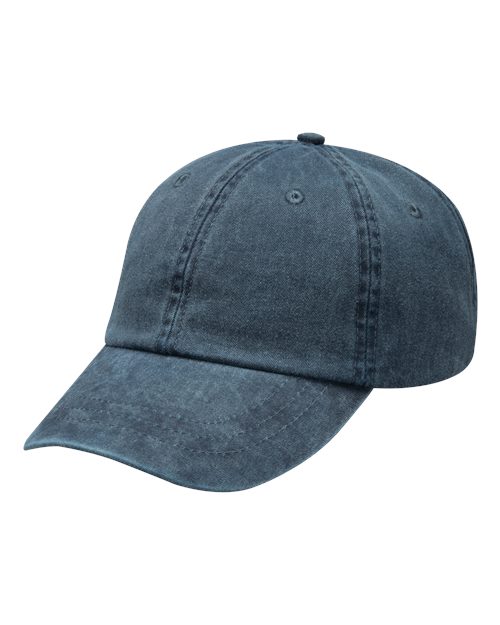 Adams Headwear Optimum Pigment-Dyed Dad Hat - LP101 - EMBROIDERED