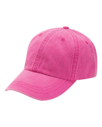 Adams Headwear Optimum Pigment-Dyed Dad Hat - LP101 - EMBROIDERED