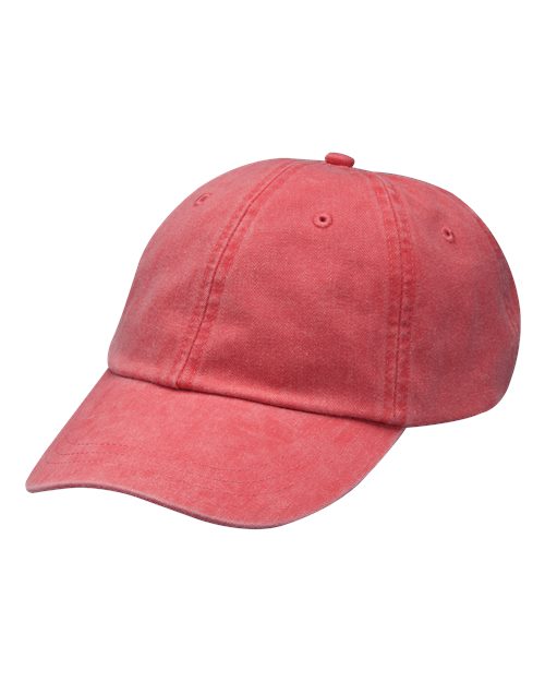 Adams Headwear Optimum Pigment-Dyed Dad Hat - LP101 - EMBROIDERED