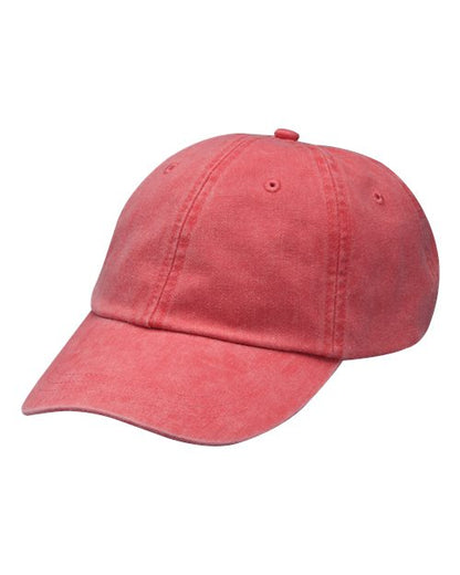 Adams Headwear Optimum Pigment-Dyed Dad Hat - LP101 - EMBROIDERED