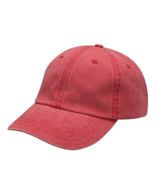 Adams Headwear Optimum Pigment-Dyed Dad Hat - LP101 - EMBROIDERED
