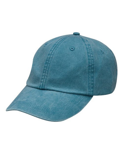 Adams Headwear Optimum Pigment-Dyed Dad Hat - LP101 - EMBROIDERED