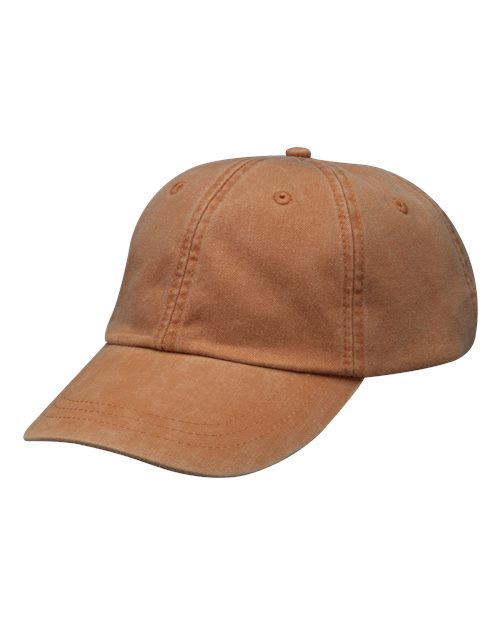 Adams Headwear Optimum Pigment-Dyed Dad Hat - LP101 - EMBROIDERED