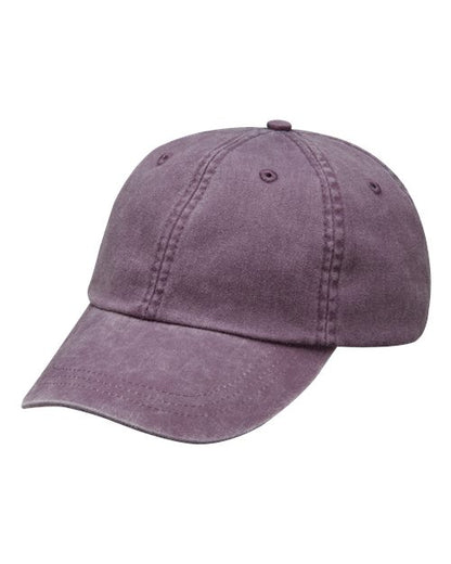 Adams Headwear Optimum Pigment-Dyed Dad Hat - LP101 - EMBROIDERED