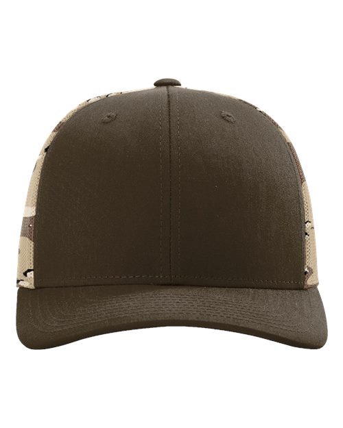 Richardson Printed Mesh Trucker Cap - 112PM - EMBROIDERED