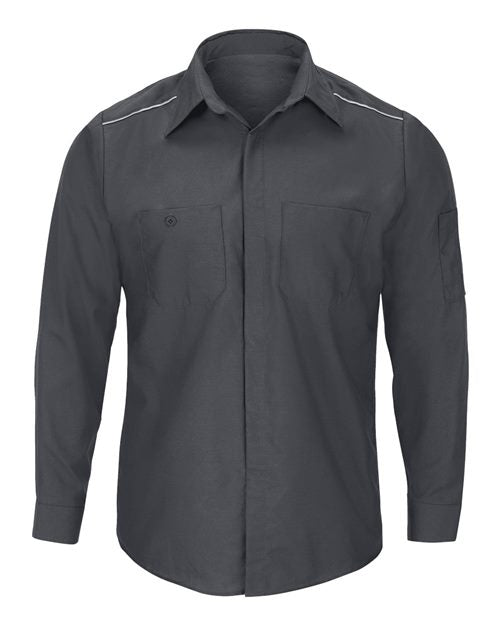 Red Kap Men's Tall Pro Airflow Long Sleeve Work Shirt - SP3AT - EMBROIDERED