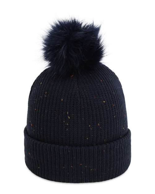 Imperial The Montage Pom Cuffed Beanie - 6014 - EMBROIDERED