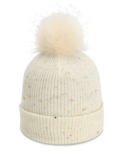 Imperial The Montage Pom Cuffed Beanie - 6014 - EMBROIDERED