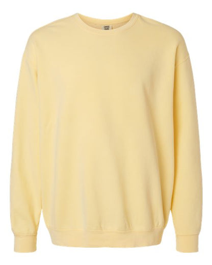 Comfort Colors Unisex Garment-Dyed Lightweight Crewneck Sweatshirt - 1466 - EMBROIDERED