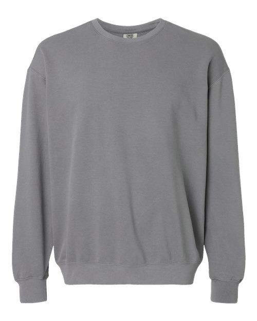 Comfort Colors Unisex Garment-Dyed Lightweight Crewneck Sweatshirt - 1466 - EMBROIDERED