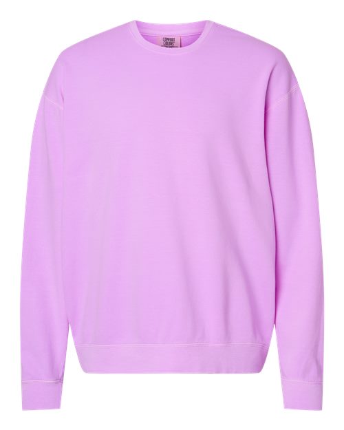 Comfort Colors Unisex Garment-Dyed Lightweight Crewneck Sweatshirt - 1466 - EMBROIDERED