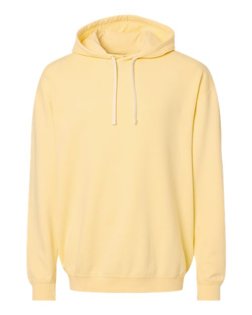 Comfort Colors Unisex Garment-Dyed Lightweight Hooded Sweatshirt - 1467 - EMBROIDERED