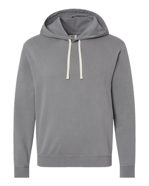 Comfort Colors Unisex Garment-Dyed Lightweight Hooded Sweatshirt - 1467 - EMBROIDERED