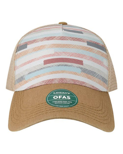 LEGACY Old Favorite Five-Panel Trucker Cap - OFAFP - EMBROIDERED