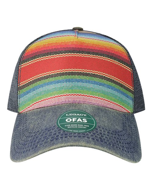 LEGACY Old Favorite Five-Panel Trucker Cap - OFAFP - EMBROIDERED