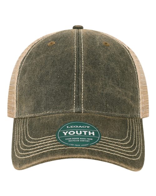 LEGACY Youth Old Favorite Trucker Cap - OFAY - EMBROIDERED