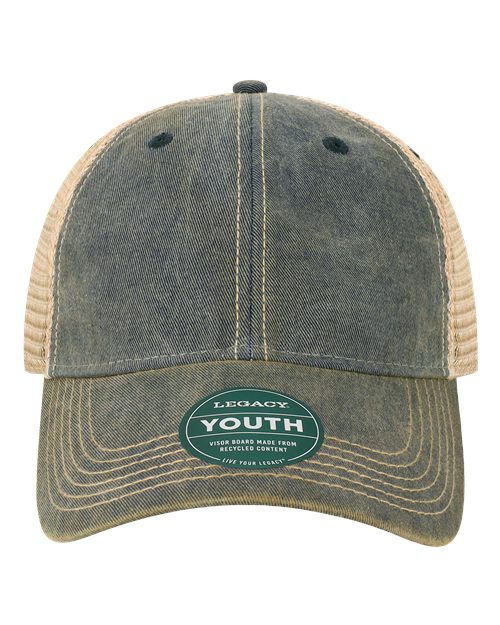 LEGACY Youth Old Favorite Trucker Cap - OFAY - EMBROIDERED
