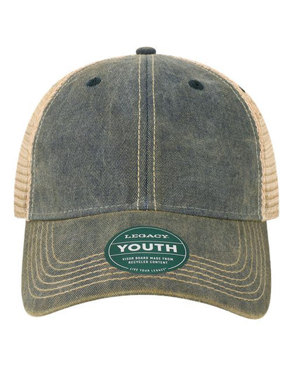 LEGACY Youth Old Favorite Trucker Cap - OFAY - EMBROIDERED