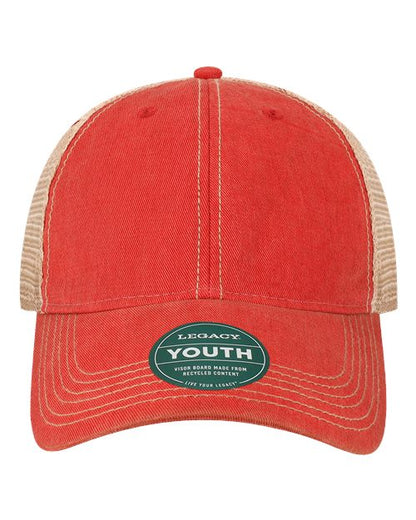 LEGACY Youth Old Favorite Trucker Cap - OFAY - EMBROIDERED