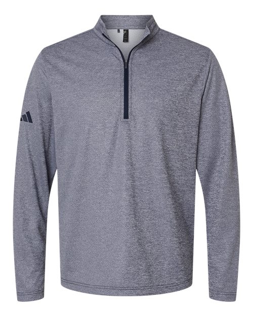 Adidas. Men's Space Dyed Quarter-Zip Pullover. A593