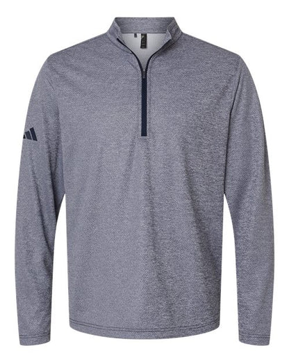 Adidas. Men's Space Dyed Quarter-Zip Pullover. A593