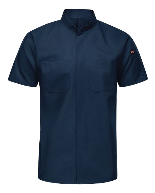 Red Kap Men's Mimix™ Pro+ Short Sleeve Work Shirt With OilBlok - SX46 - EMBROIDERED