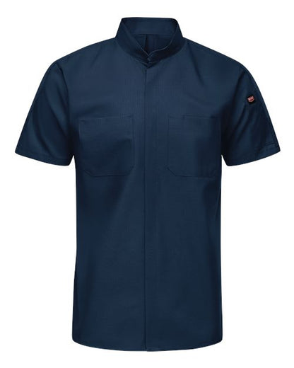 Red Kap Men's Mimix™ Pro+ Short Sleeve Work Shirt With OilBlok - SX46 - EMBROIDERED