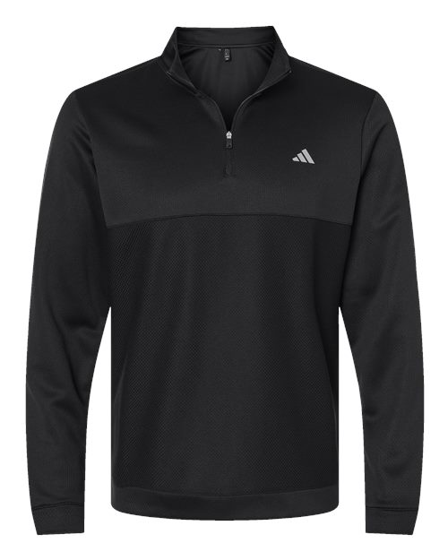 Adidas. Men's Ultimate365 Textured Quarter-Zip Pullover. A2001