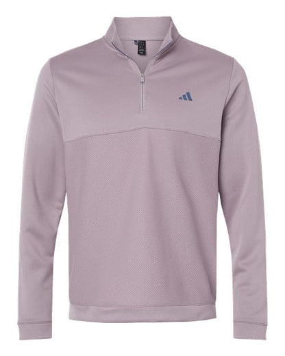 Adidas. Men's Ultimate365 Textured Quarter-Zip Pullover. A2001
