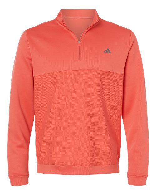 Adidas. Men's Ultimate365 Textured Quarter-Zip Pullover. A2001
