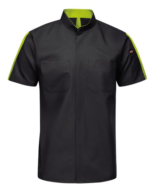 Red Kap Men's Mimix™ Pro+ Short Sleeve Work Shirt With OilBlok - SX46 - EMBROIDERED