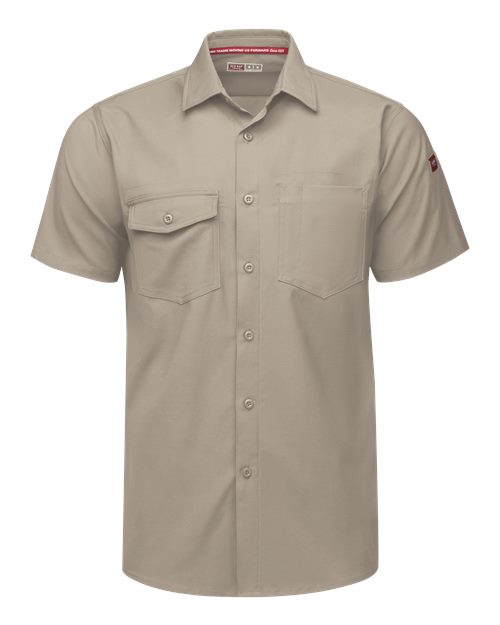 Red Kap Men's Tall Cooling Work Shirt - TSM2T - EMBROIDERED