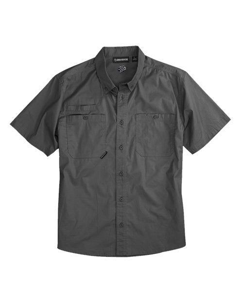 DRI DUCK Men's Craftsman Woven Short Sleeve Shirt - 4451 - EMBROIDERED