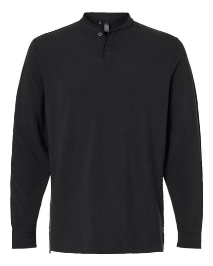 Adidas. Men's Henley Long Sleeve T-Shirt. A597