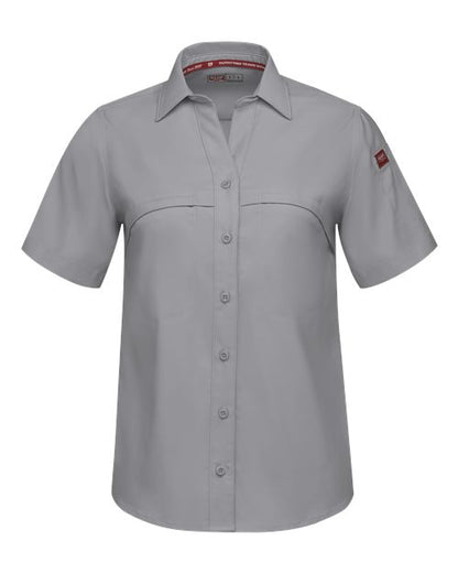 Red Kap Women's Cooling Work Shirt - TSW1 - EMBROIDERED