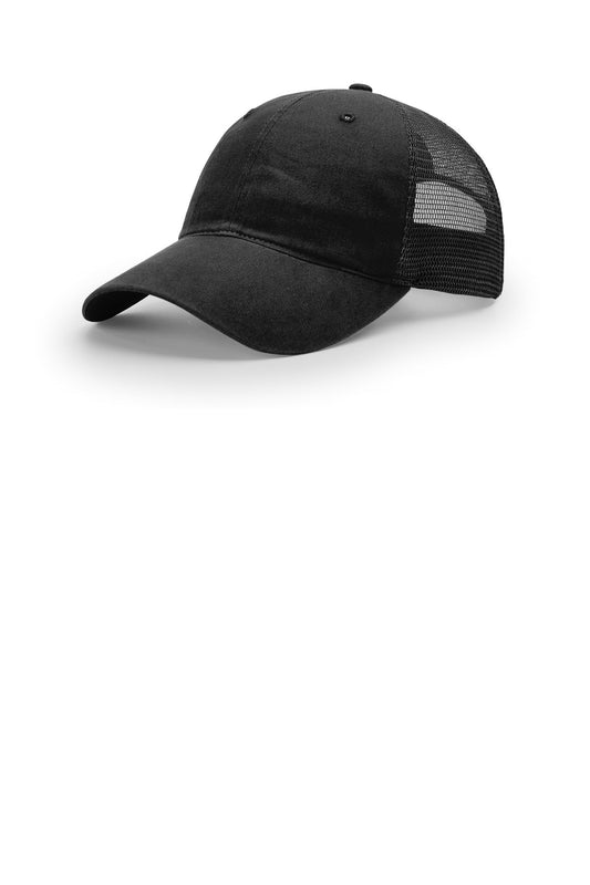 Richardson Garment Washed Trucker 111 - EMBROIDERED