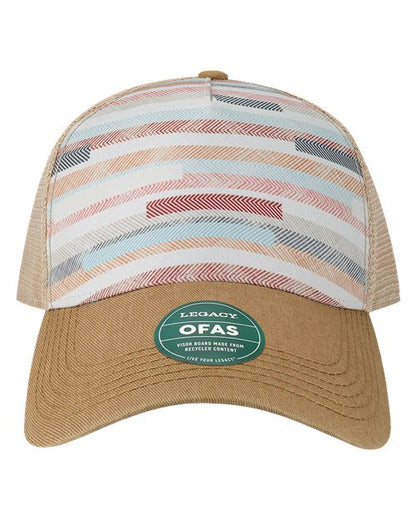 LEGACY Old Favorite Five-Panel Trucker Cap - OFAFP - EMBROIDERED