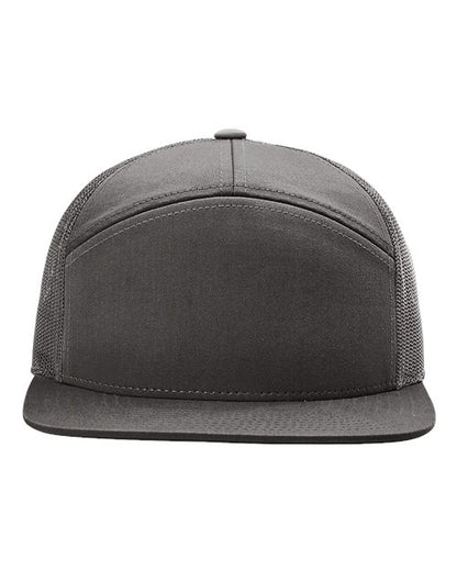 Richardson Seven-Panel Trucker Cap - 168 - EMBROIDERED