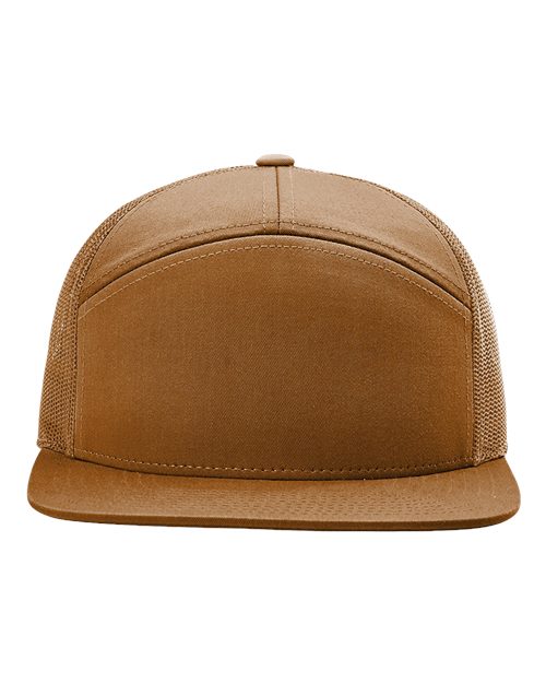 Richardson Seven-Panel Trucker Cap - 168 - EMBROIDERED