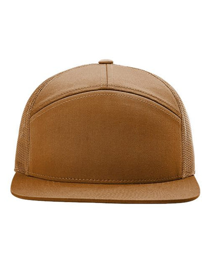 Richardson Seven-Panel Trucker Cap - 168 - EMBROIDERED