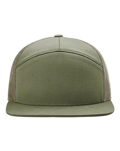 Richardson Seven-Panel Trucker Cap - 168 - EMBROIDERED