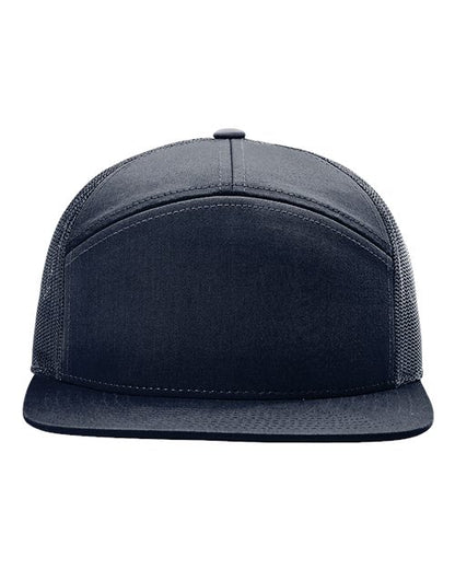 Richardson Seven-Panel Trucker Cap - 168 - EMBROIDERED