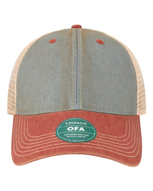 LEGACY Old Favorite Trucker Cap - OFA - EMBROIDERED