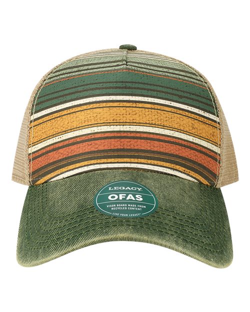 LEGACY Old Favorite Five-Panel Trucker Cap - OFAFP - EMBROIDERED