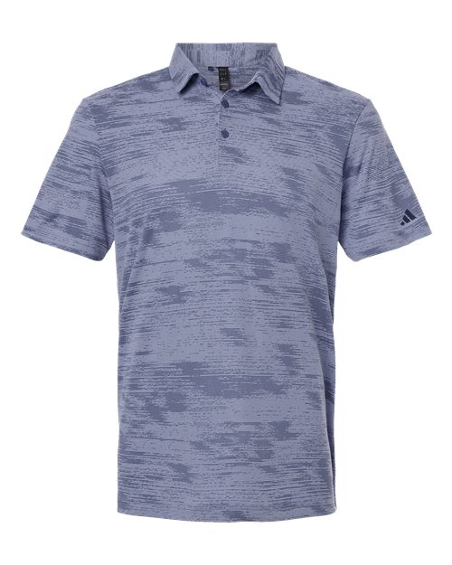 Adidas Men's Ultimate365 Textured Stripe Polo - A2005 - EMBROIDERED