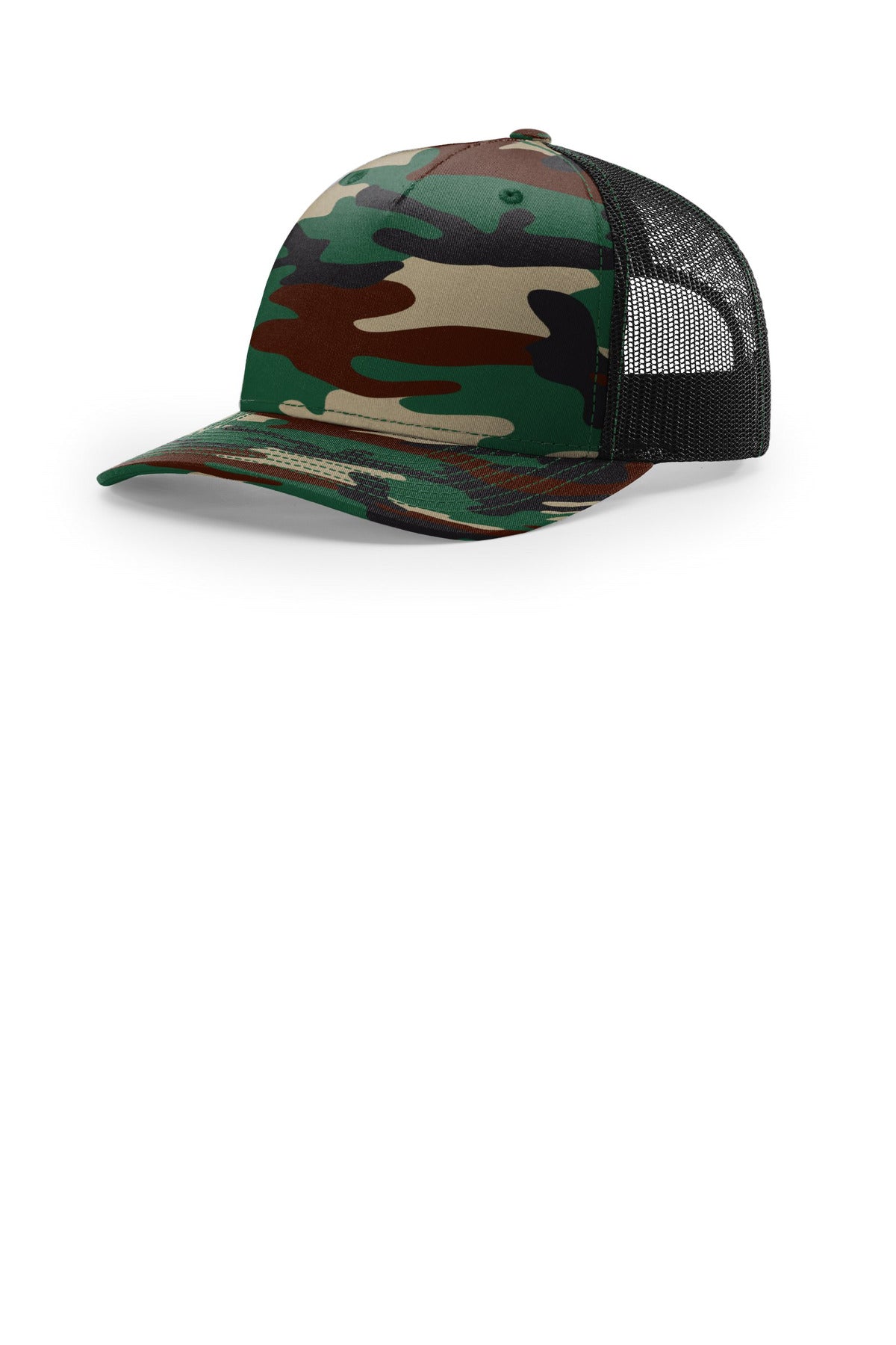 Richardson Printed Five-Panel Trucker 112PFP - EMBROIDERED