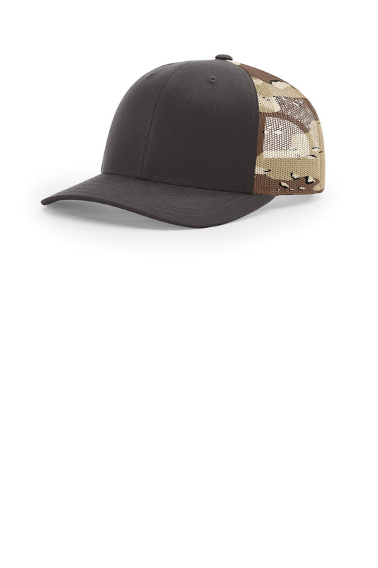 Richardson Printed Mesh Trucker 112PM - EMBROIDERED